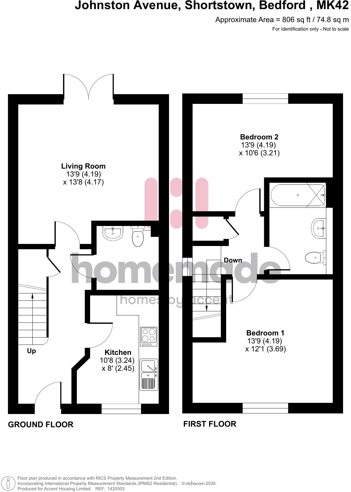 Johnston Avenue, MK42 floorplan