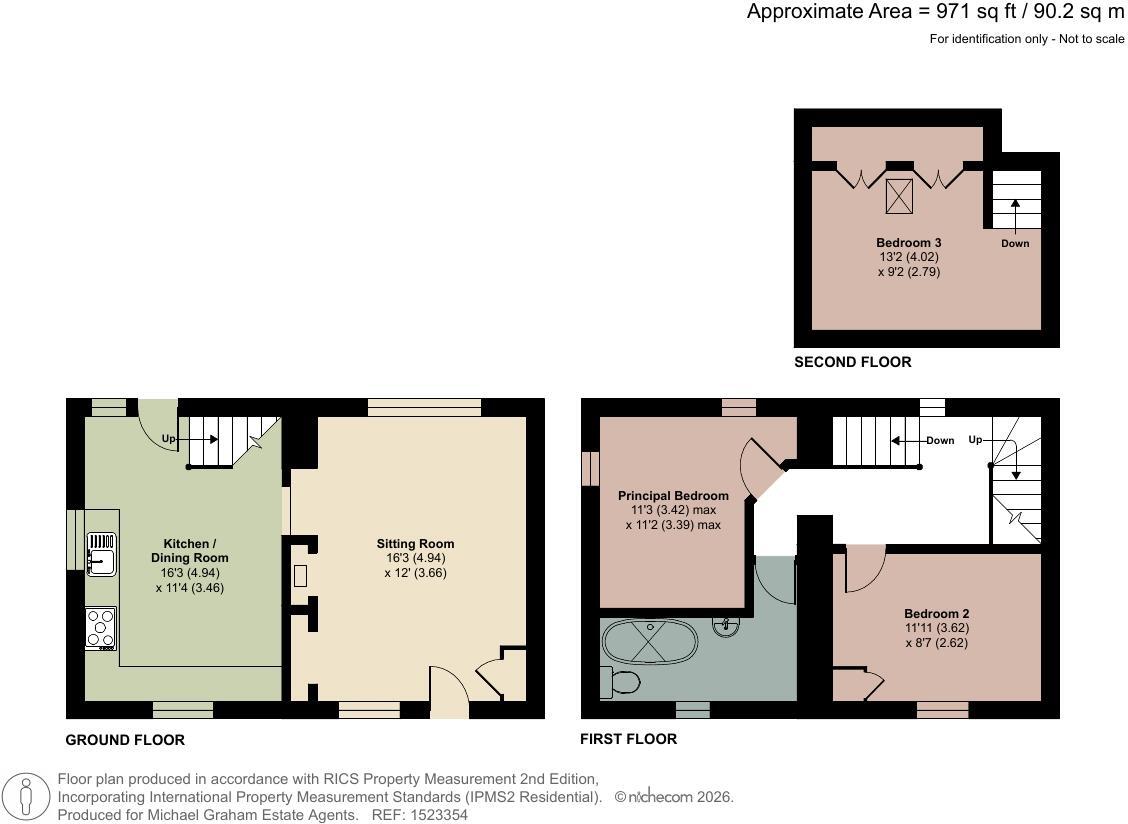 Wappenham Road, Helmdon, Brackley, Northamptonshire, NN13 floorplan