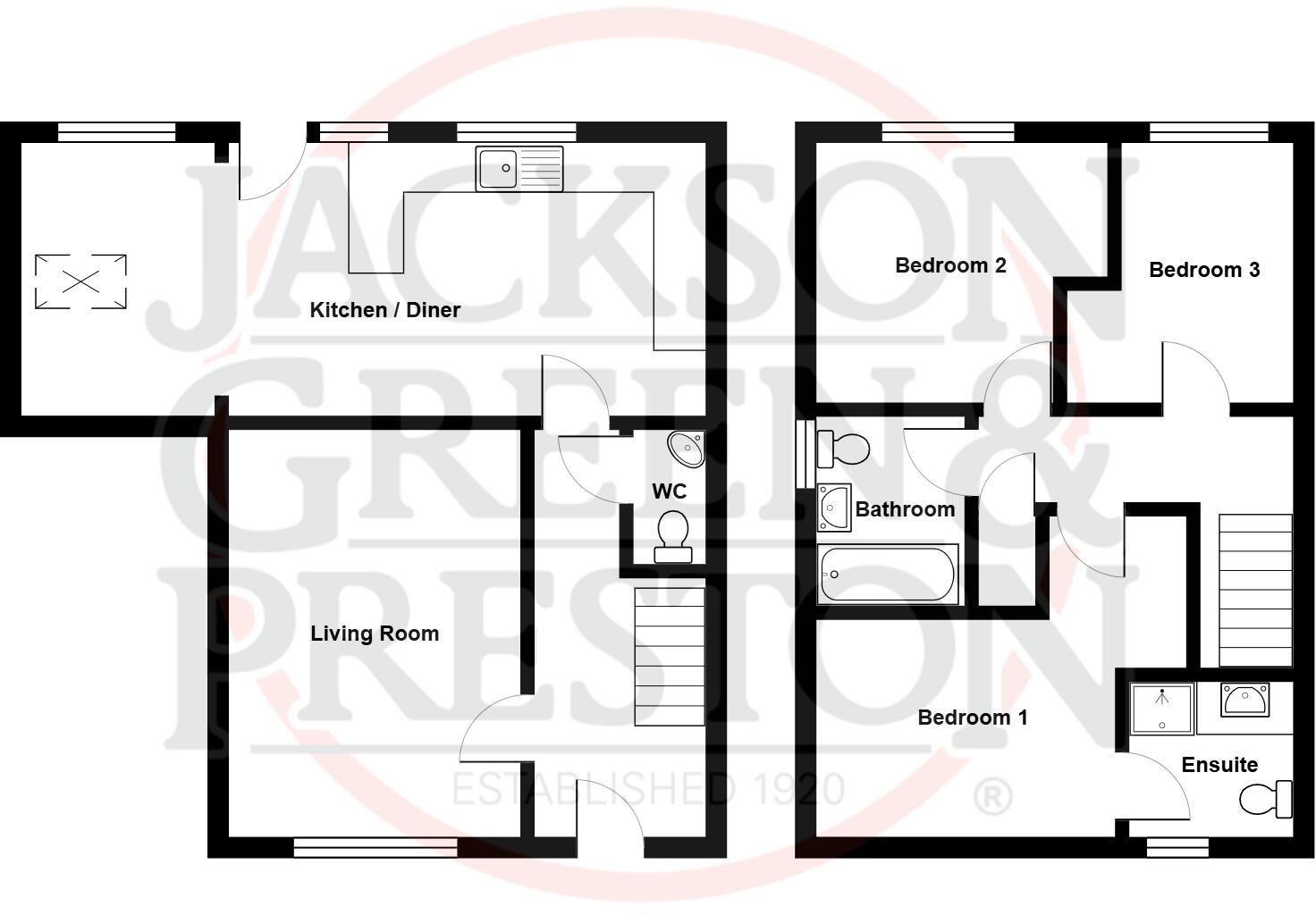 Whinchat Close, Great Coates, Grimsby, Lincolnshire, DN37 floorplan