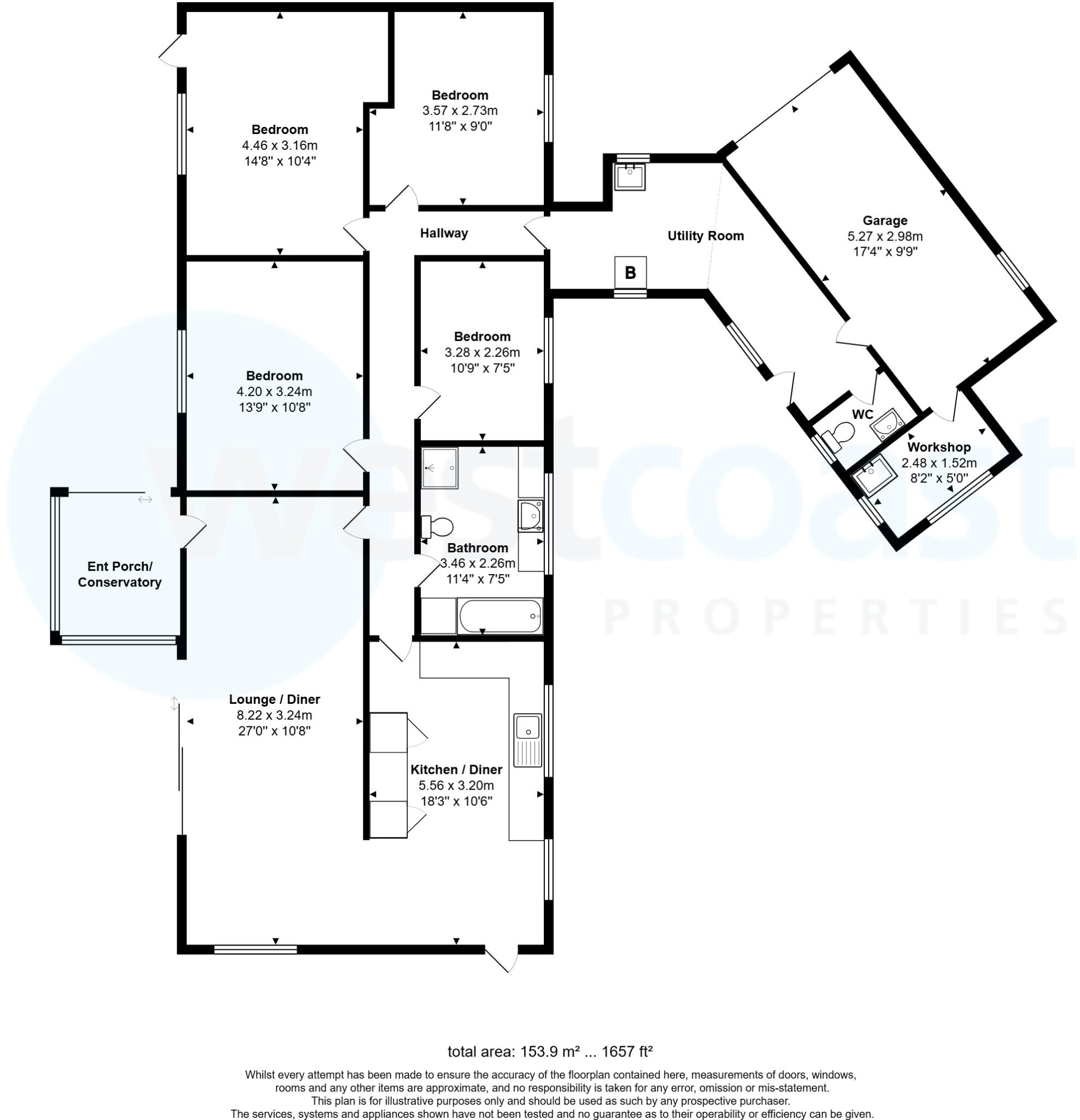 Hurn Lane, Berrow, Burnham-on-Sea, Somerset, TA8 floorplan