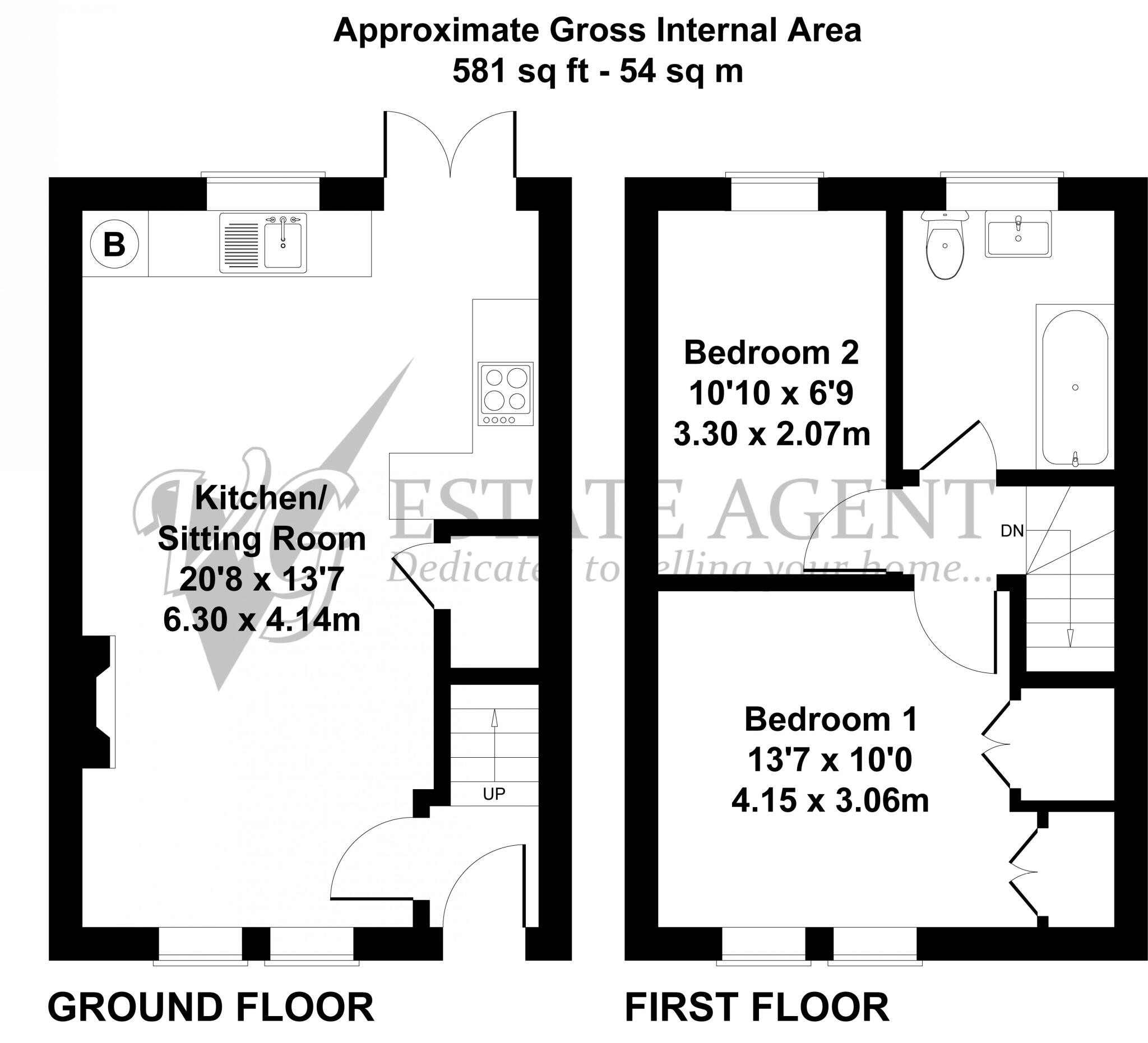 Lapwing Cottage, Lower Red Brink Lane, Sowerby Bridge, HX6 1PA floorplan