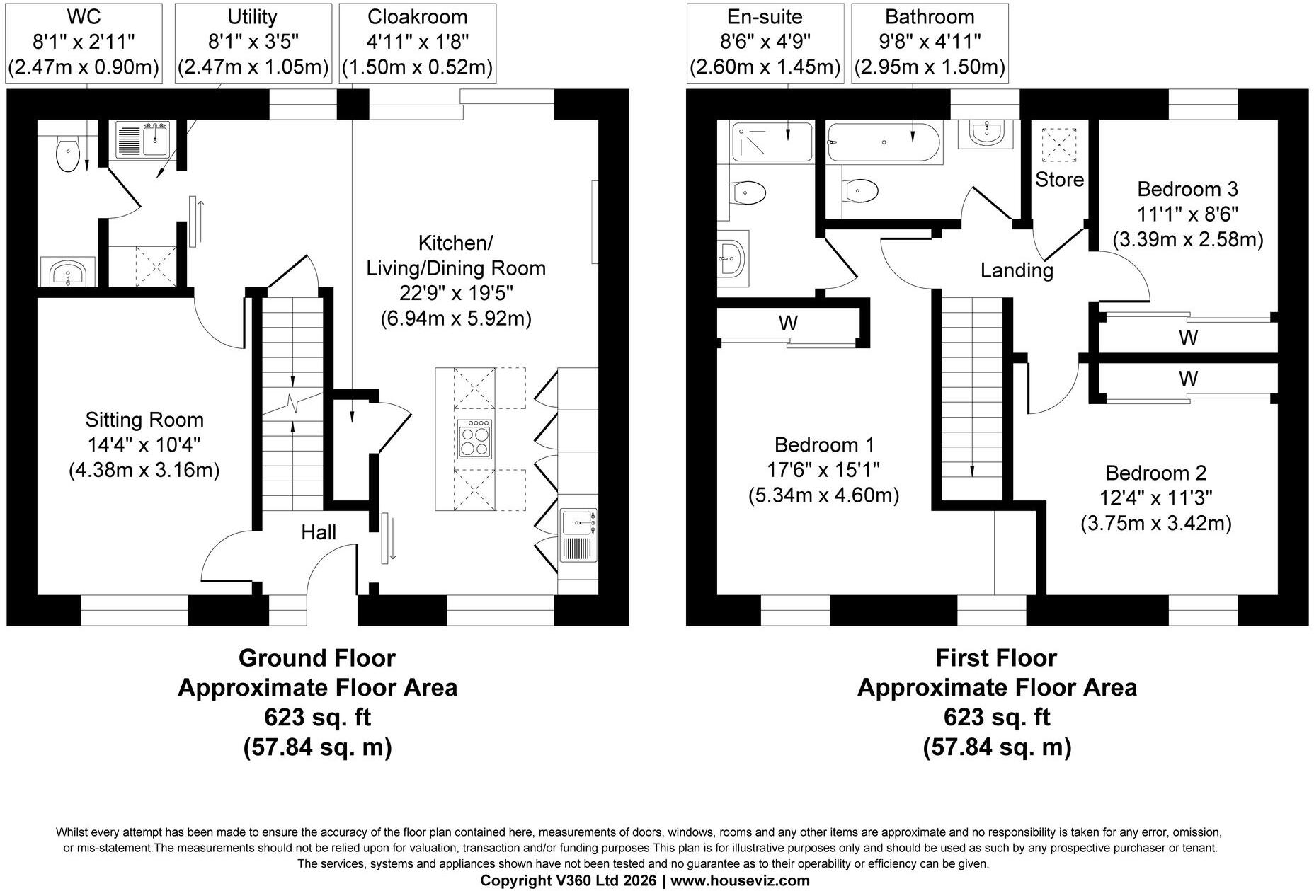 Y Bluen Goch, Dwygyfylchi, LL34 floorplan
