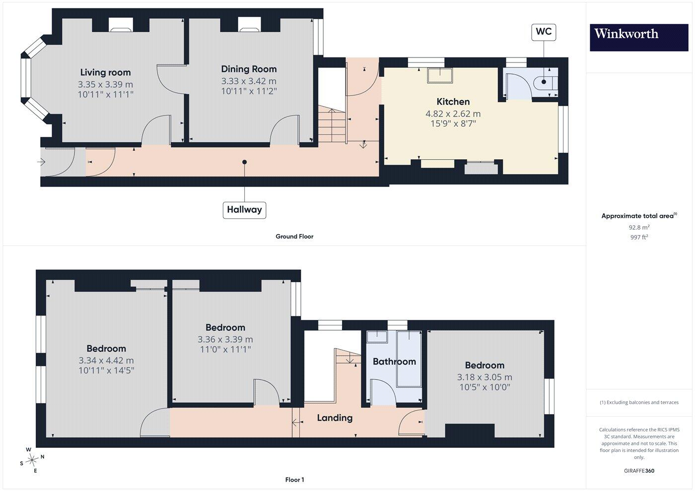 Gosbrook Road, Caversham, Reading, Berkshire, RG4 floorplan
