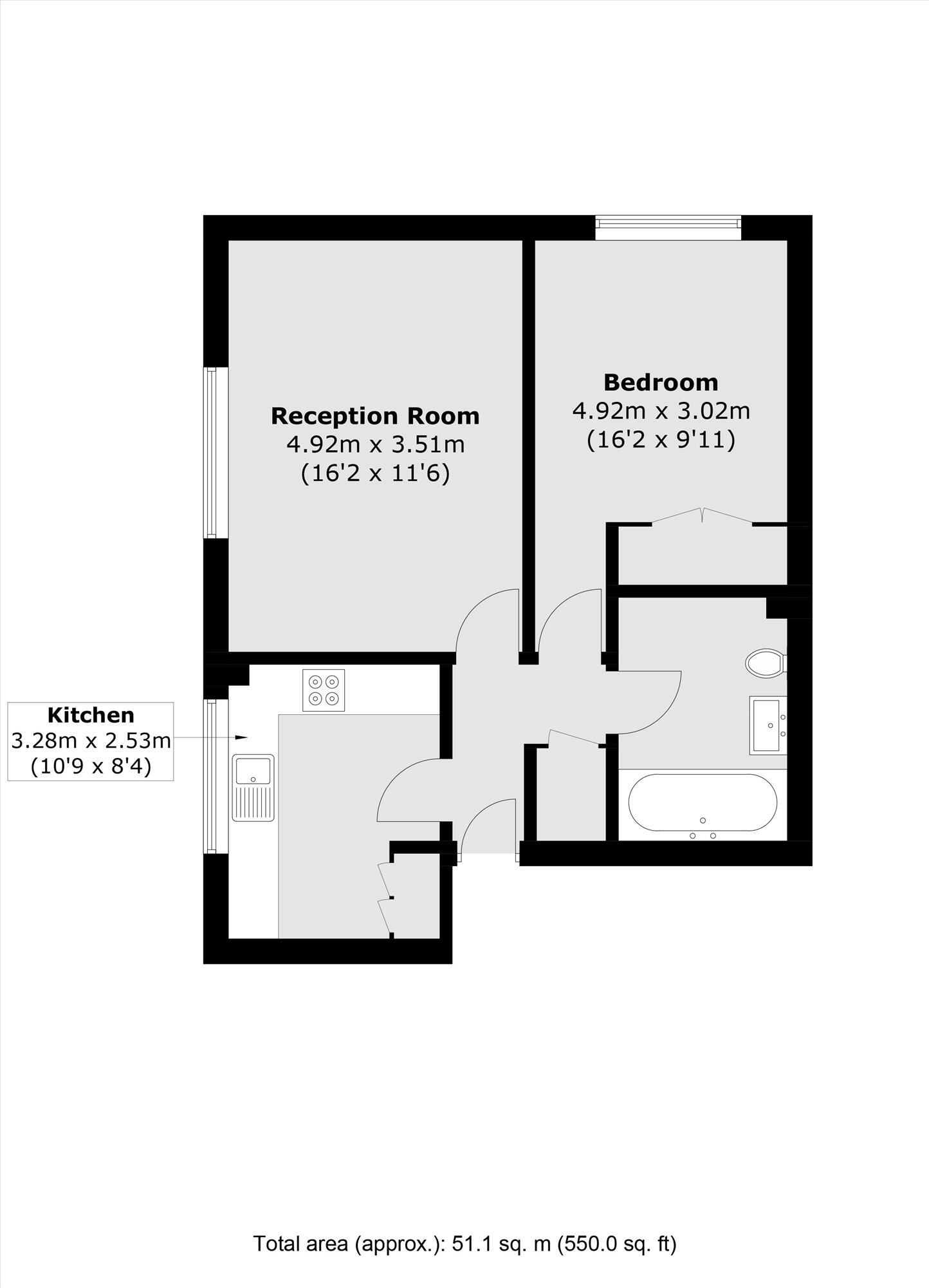 Rowan Close, Ealing floorplan