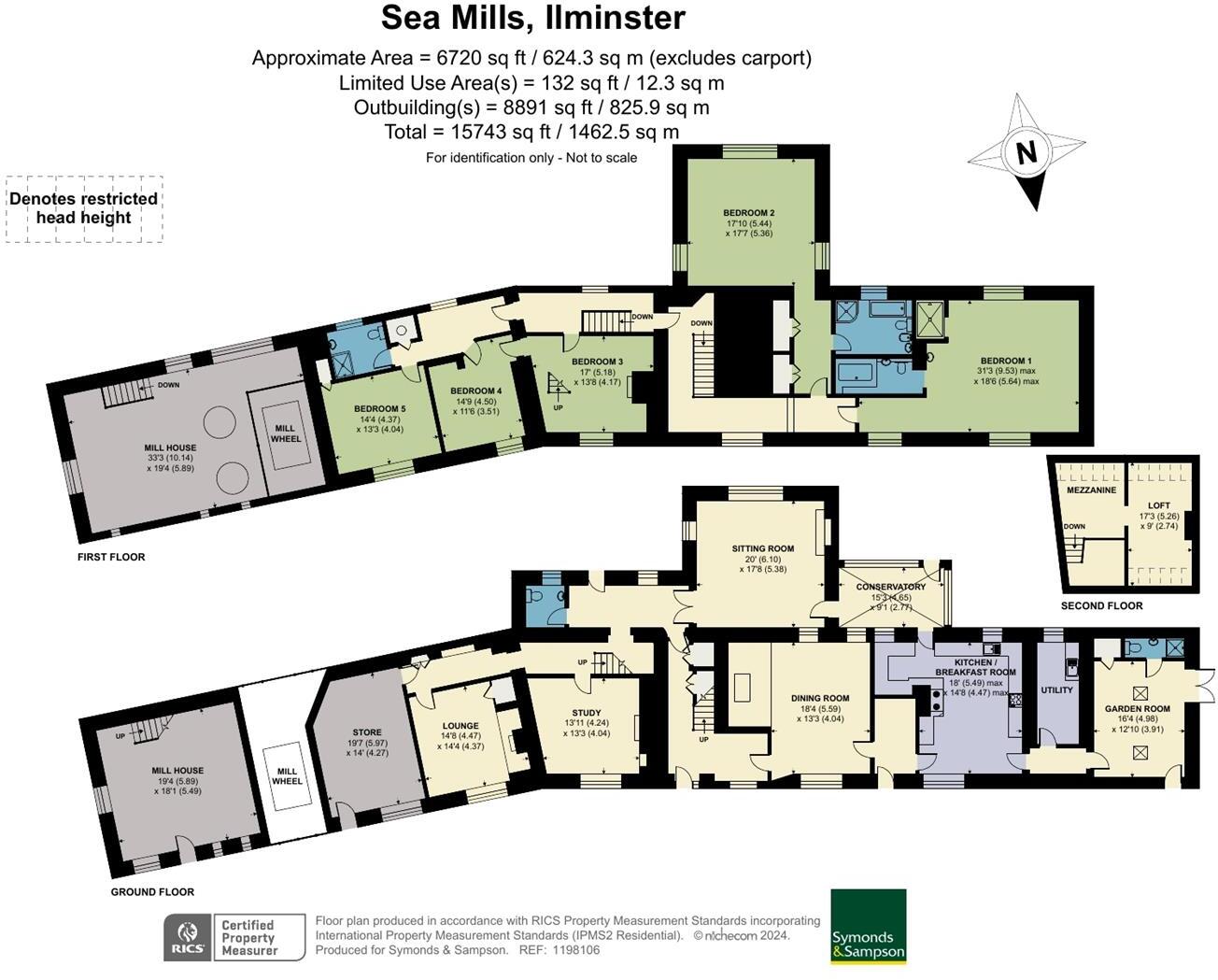 Sea, Ilminster TA19 0SF floorplan