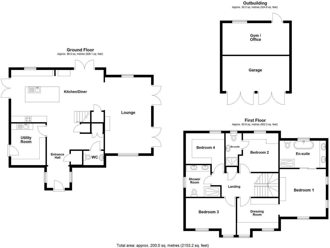 Pemberton Grove, Bawtry, Doncaster floorplan