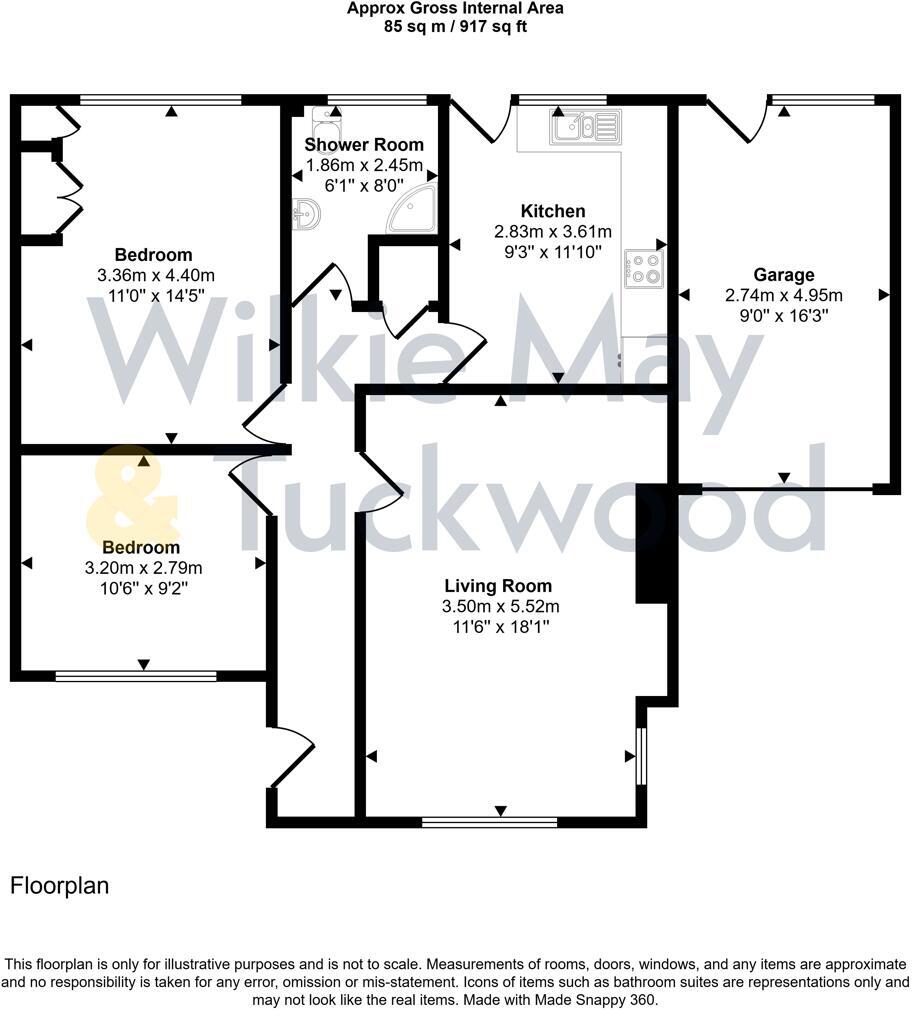 Bridge Close, Williton, Taunton floorplan