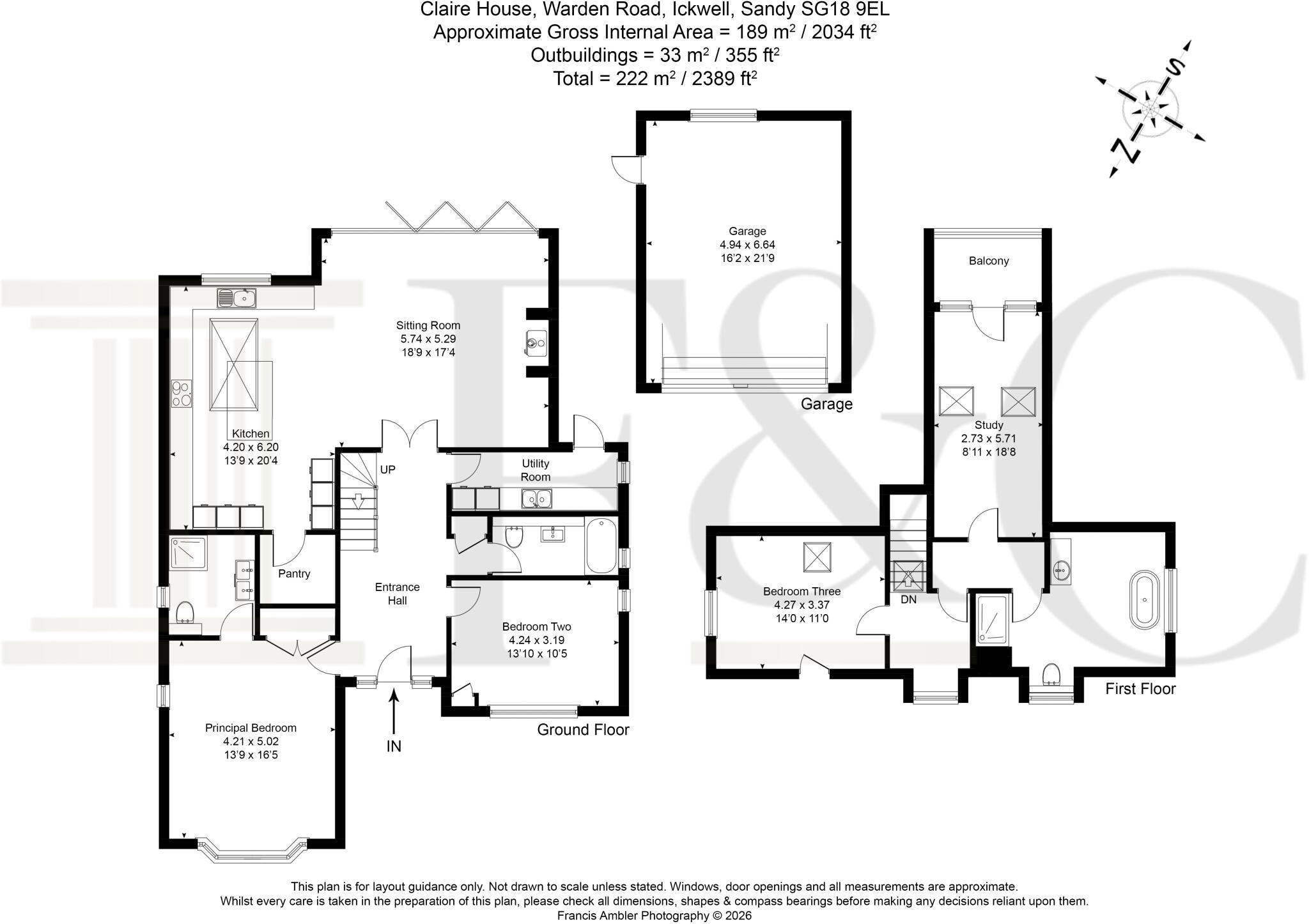 Warden Road, Ickwell, Biggleswade, Bedfordshire, SG18 floorplan