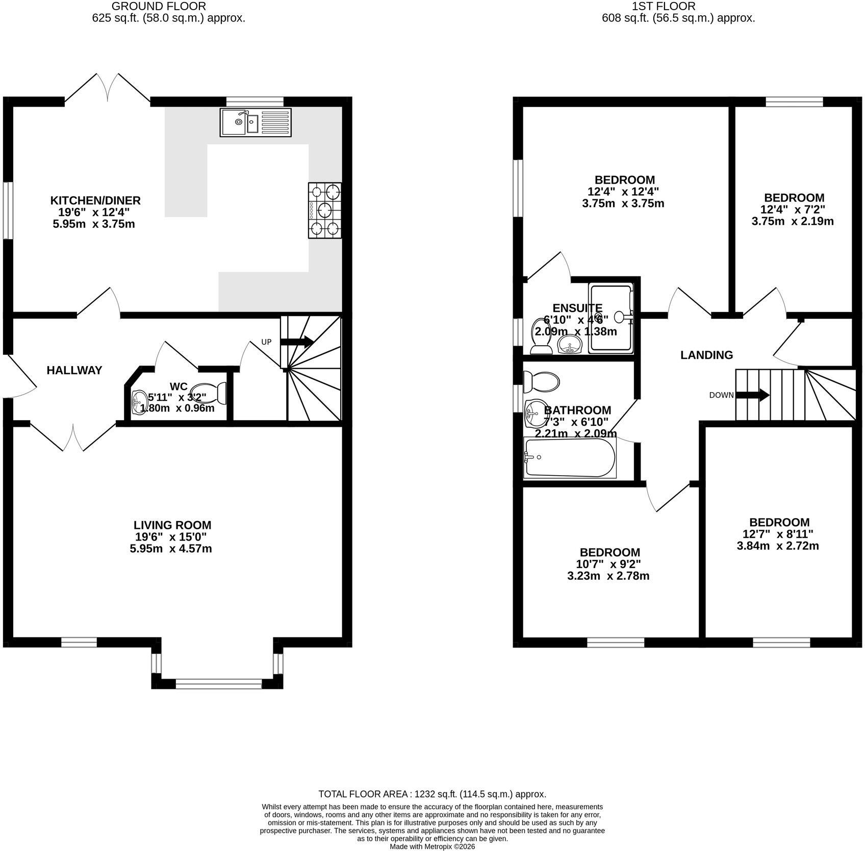 Baldwin Drive, Newport, NP19 floorplan