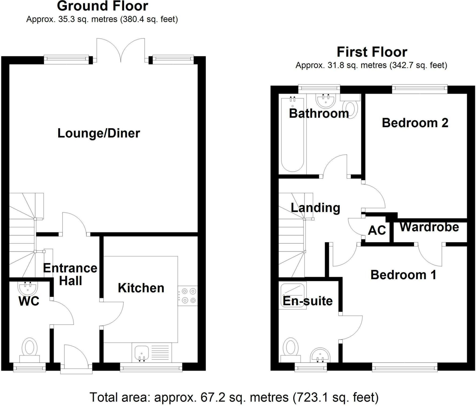 Newmarket Avenue, Bourne, Lincolnshire, PE10 floorplan