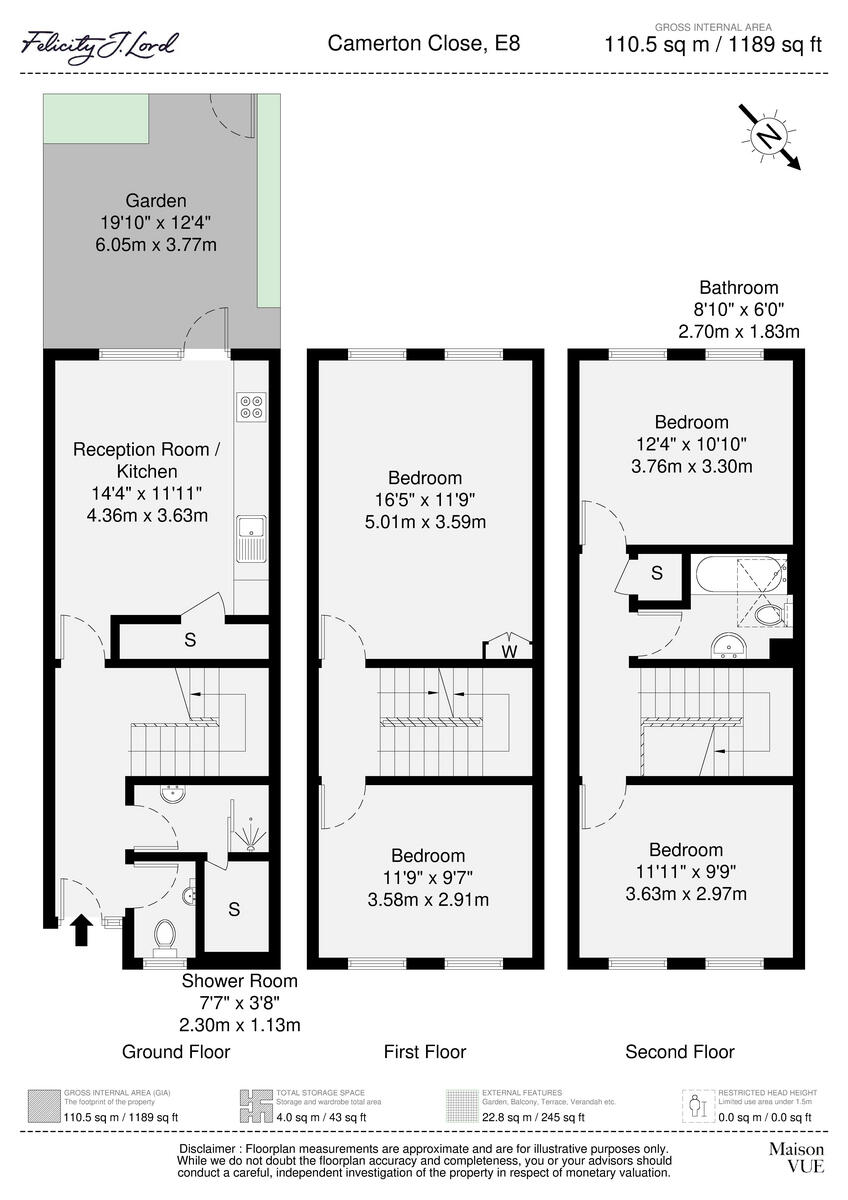 Camerton Close, London E8 floorplan