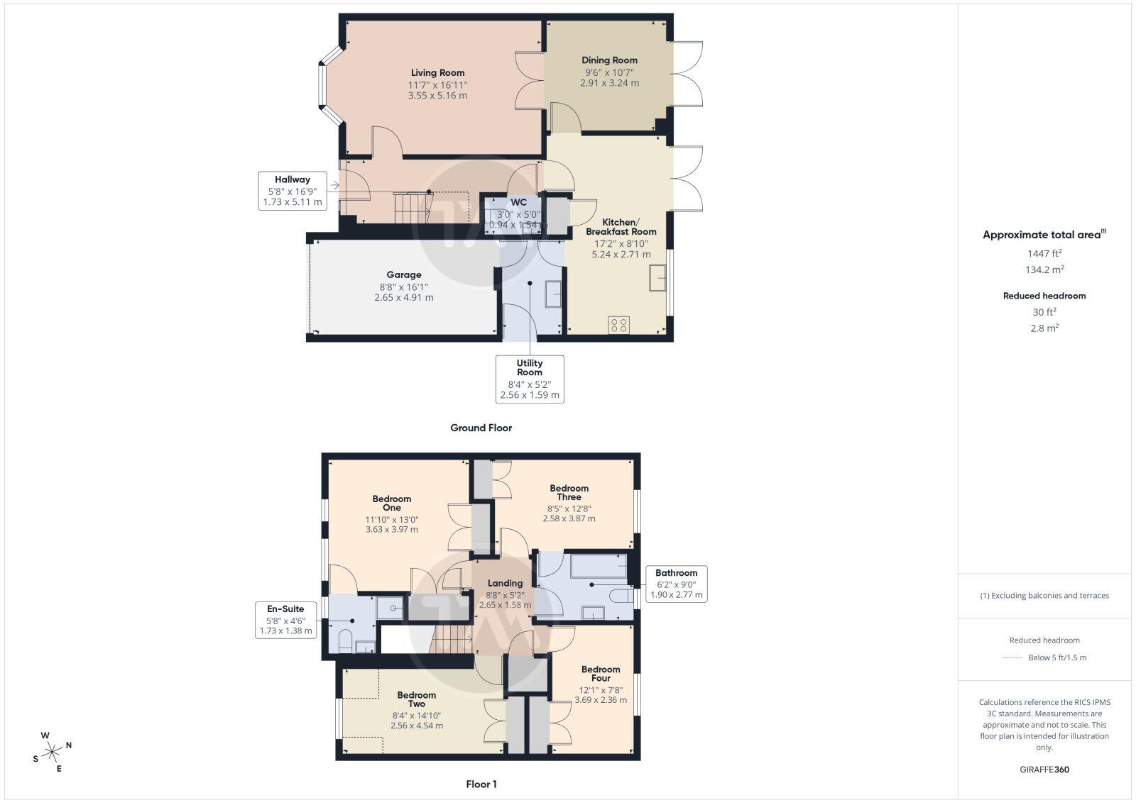 Flamsteed Drive, Huntingdon, Cambridgeshire, PE29 floorplan