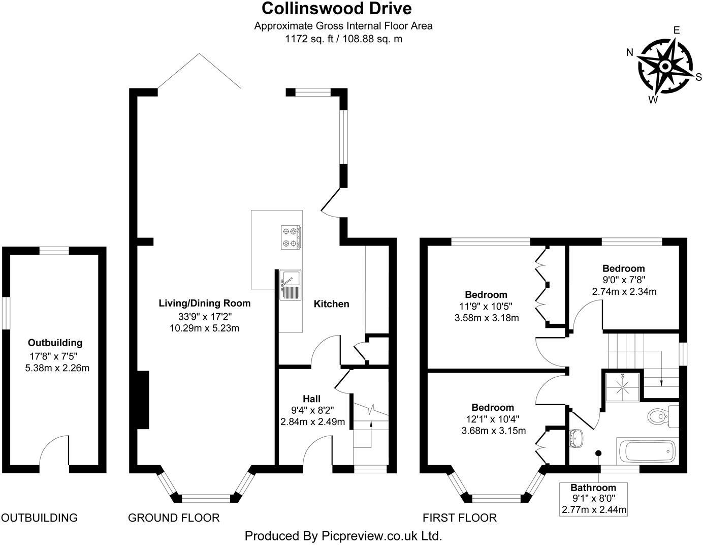 Collinswood Drive, St. Leonards-On-Sea floorplan