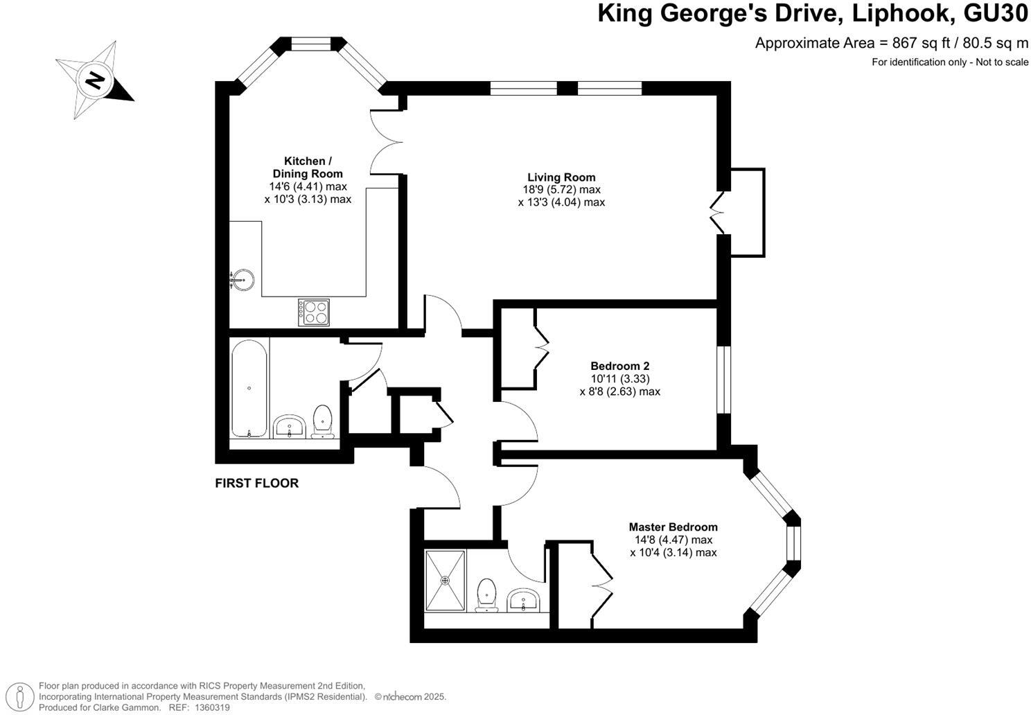 15 King George's Drive, Liphook floorplan