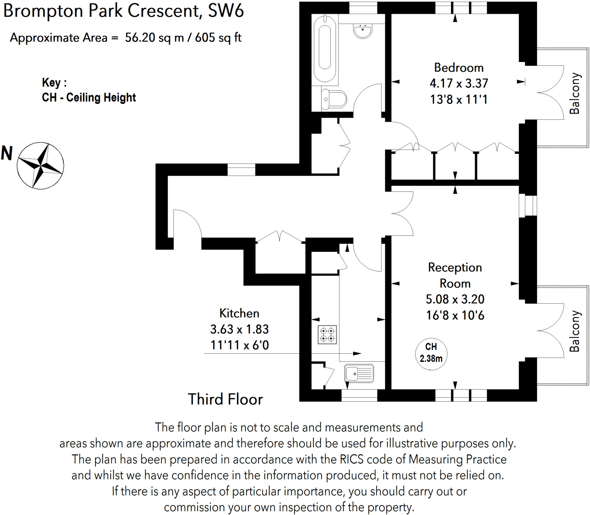 Brompton Park Crescent, London, SW6 floorplan