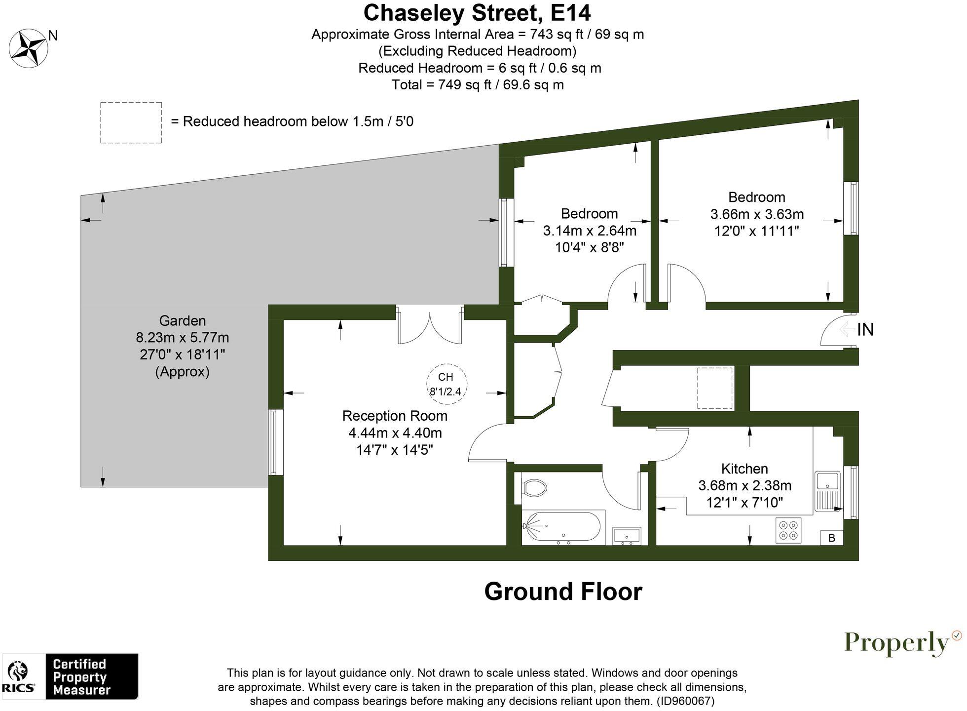 Chaseley Street, London, E14 floorplan