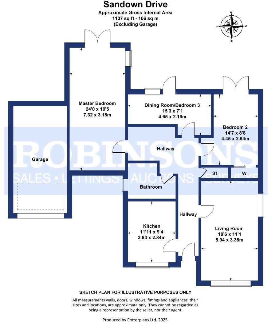 Sandown Drive, Newton Aycliffe floorplan