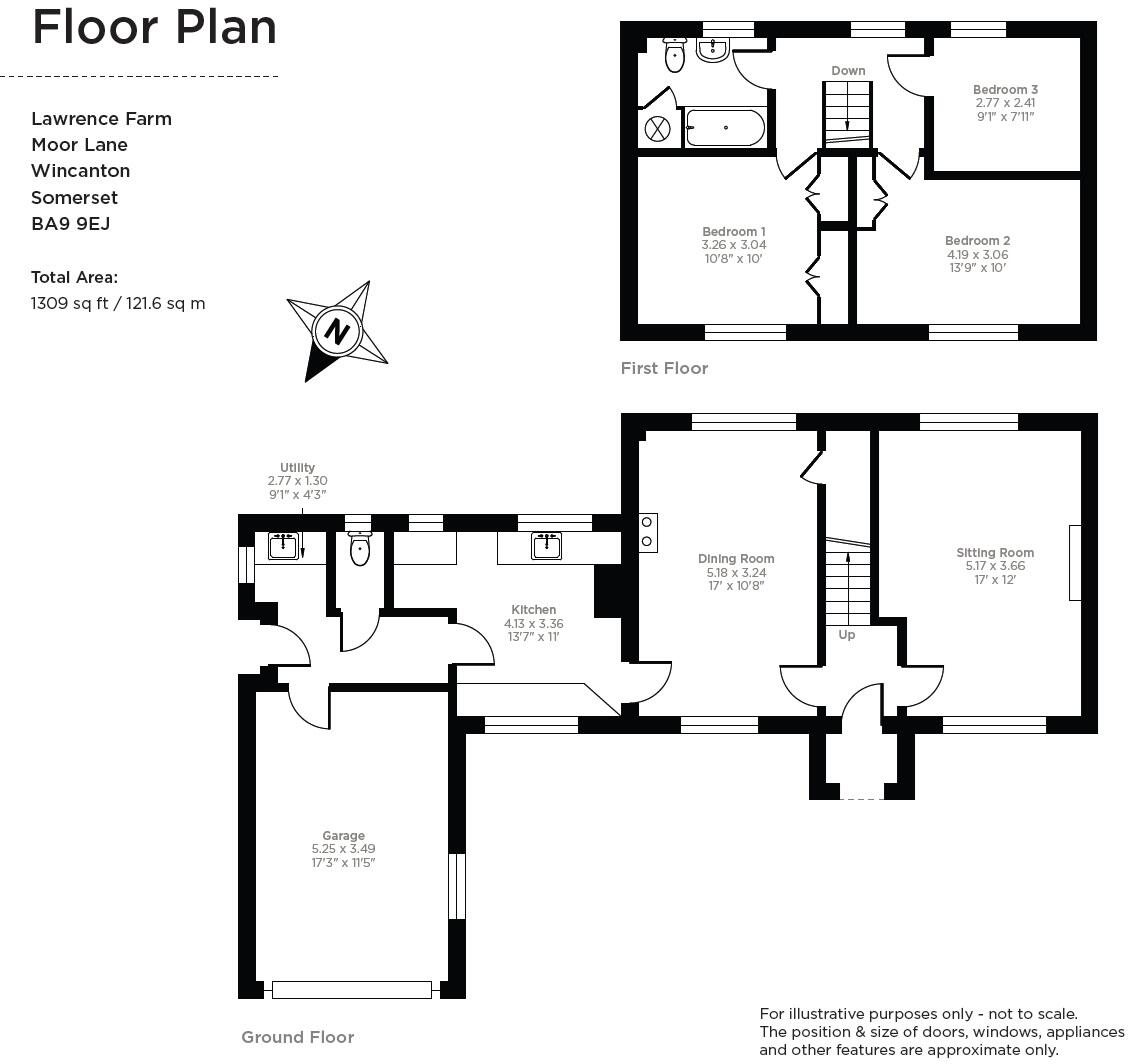 Lot 1: Lawrence Farm, Moor Lane, Wincanton, Somerset, BA9 floorplan