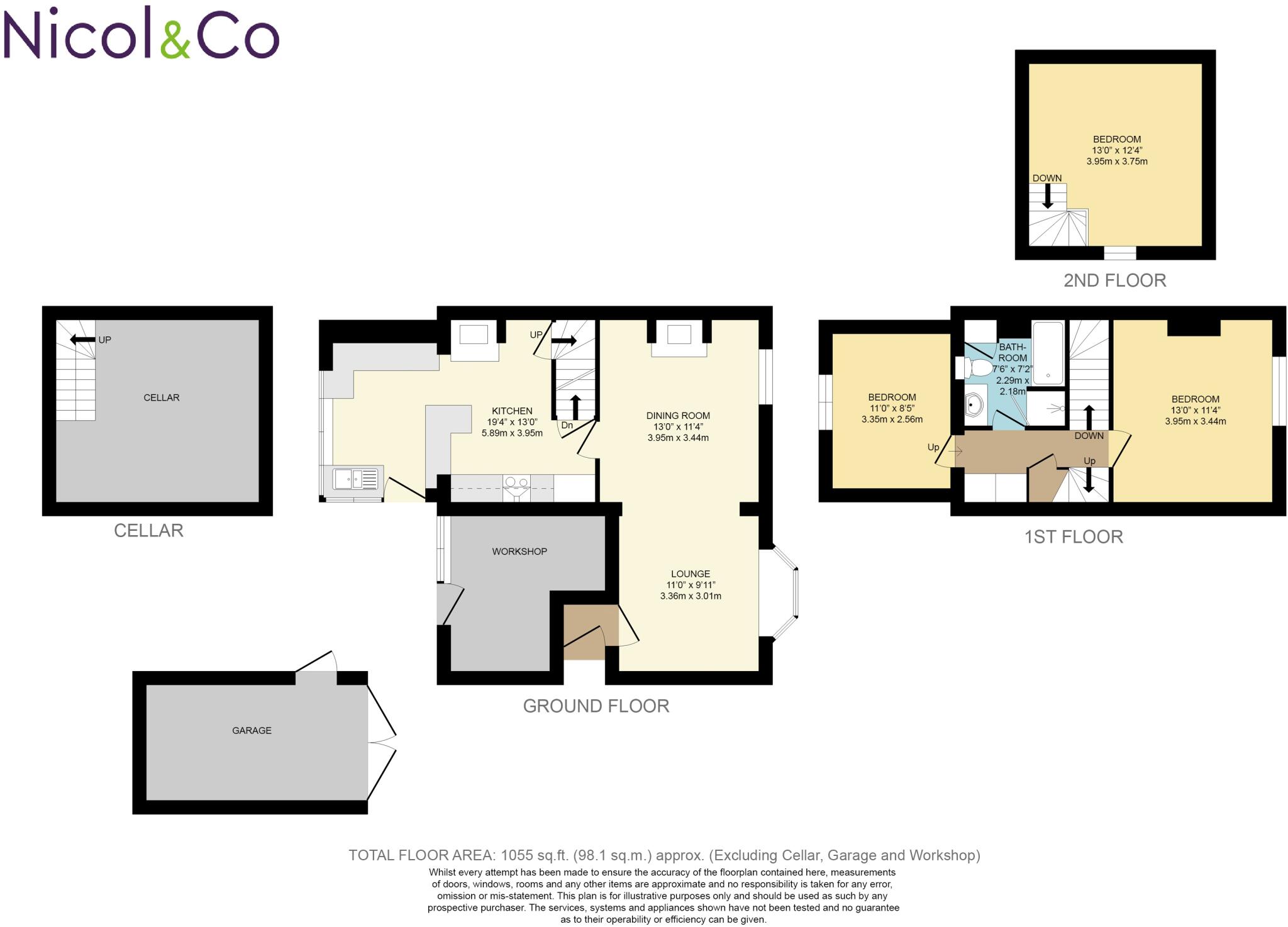 Main Road, Ombersley, Droitwich, Worcestershire, WR9 floorplan