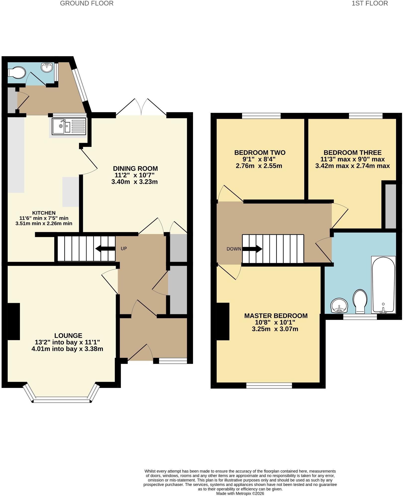 St Denys! Off Road Parking! Three Double Bedrooms! floorplan