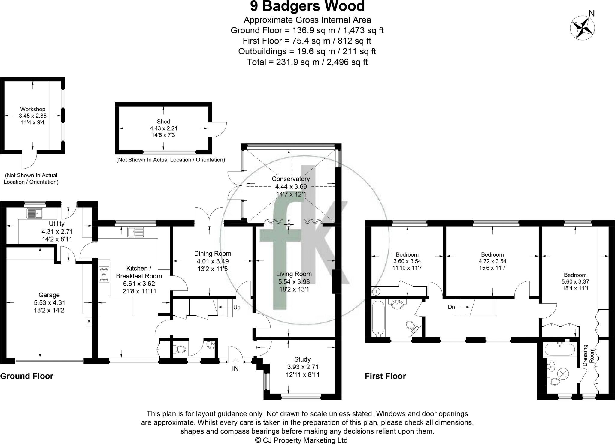 Badgers Wood, Farnham Common floorplan