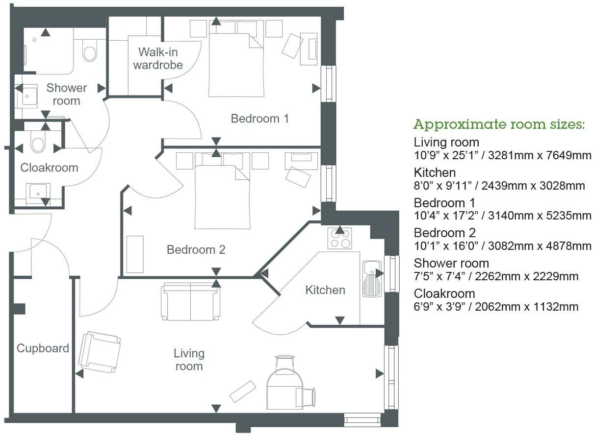 103 St. John's Road, Tunbridge Wells, Kent, TN4 9FJ floorplan