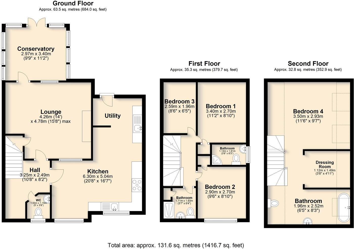 Springfield Way, Hingham floorplan