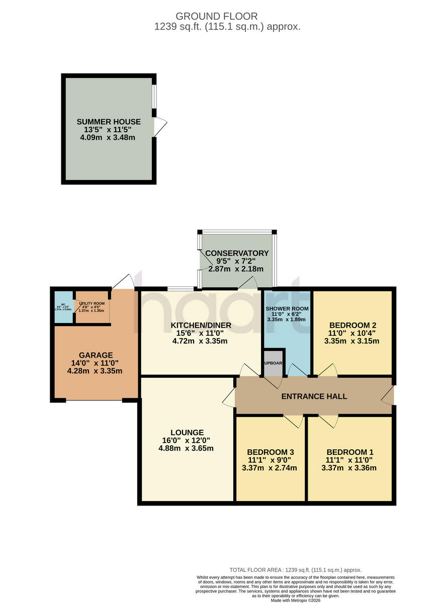Vicarage Close, Spalding floorplan