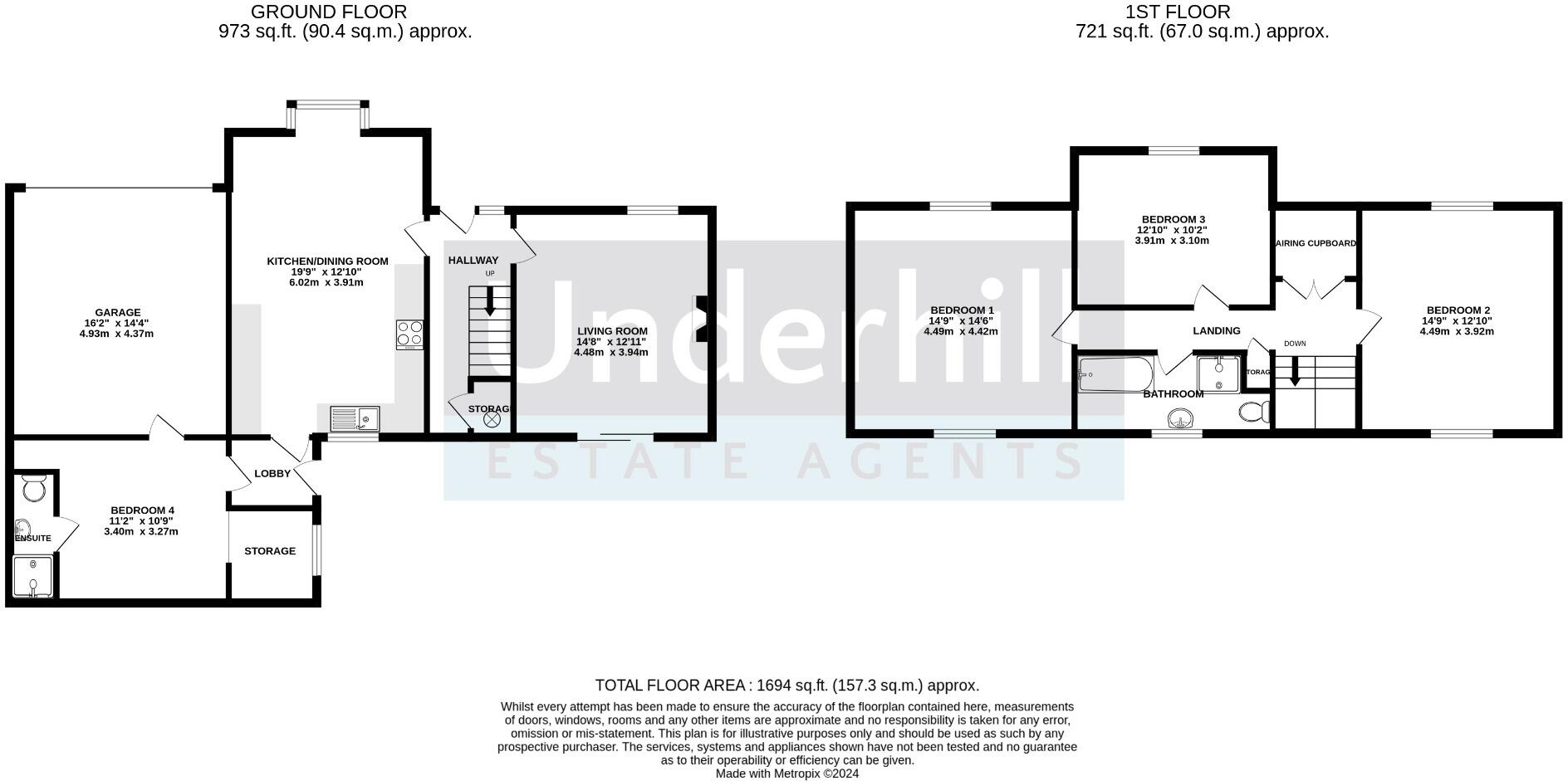 Marylands, Whitestone, Exeter floorplan