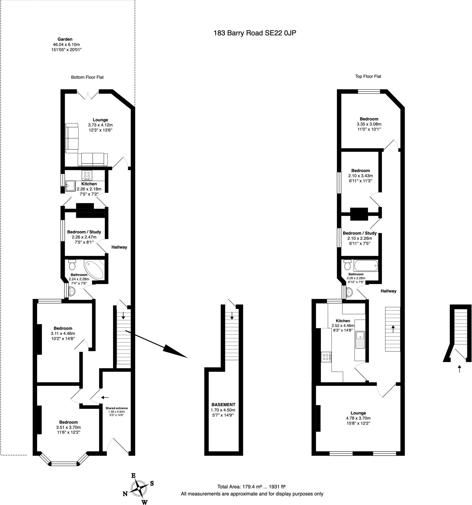 Barry Road, East Dulwich, London, SE22 floorplan