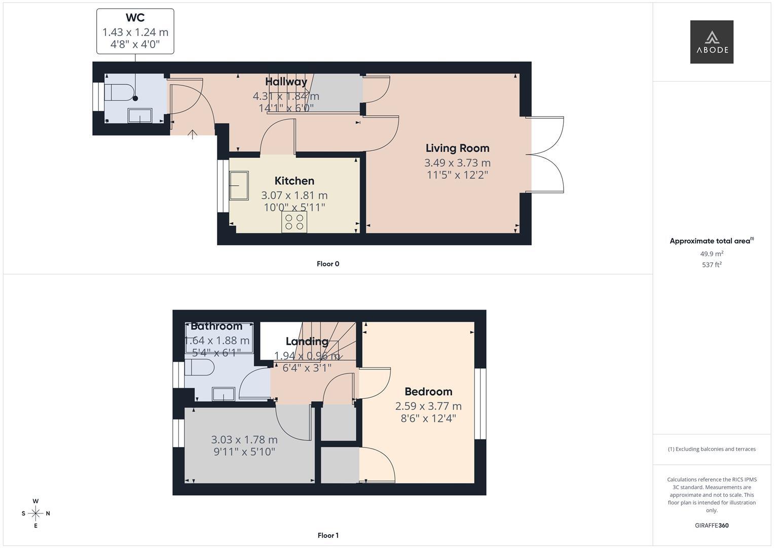Lark Rise, Uttoxeter, Staffordshire floorplan