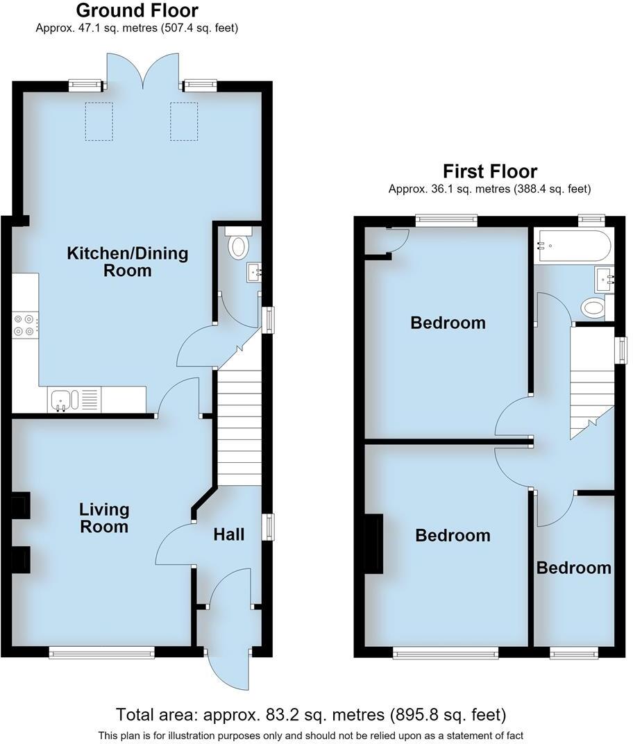 Beauchamp Road, Warwick floorplan