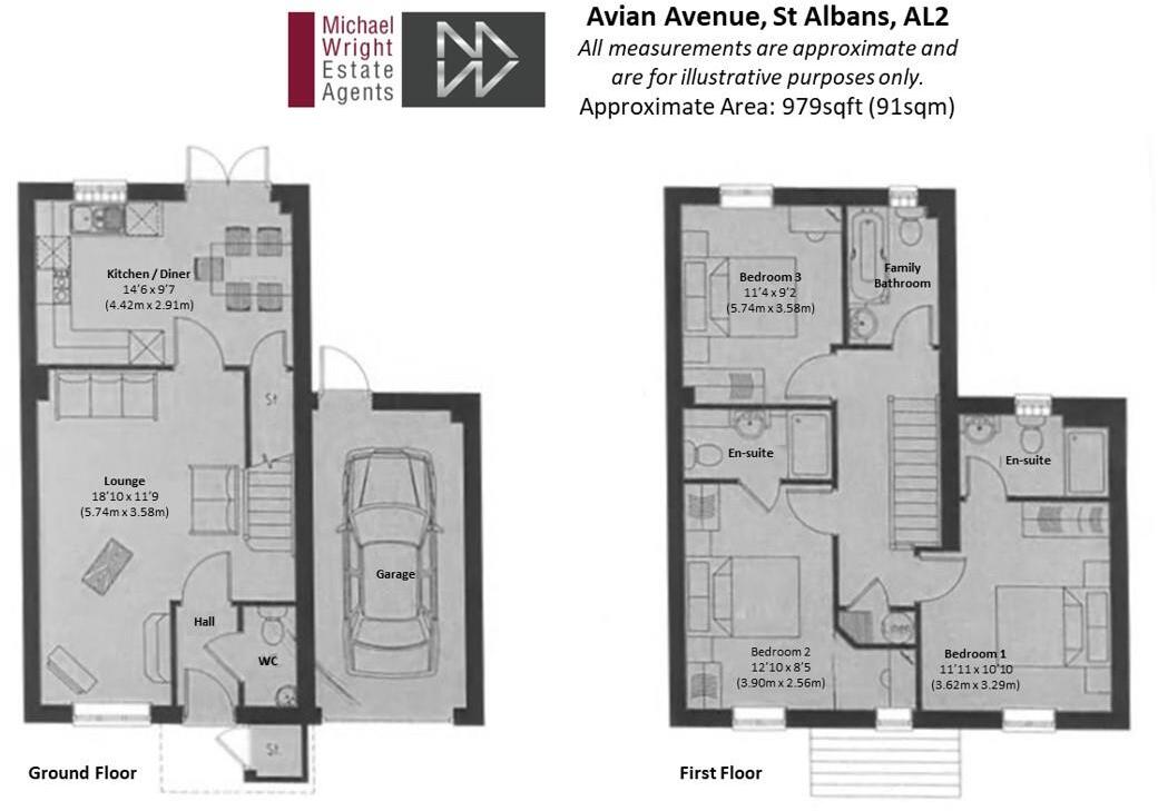 10, Avian Avenue, St Albans floorplan