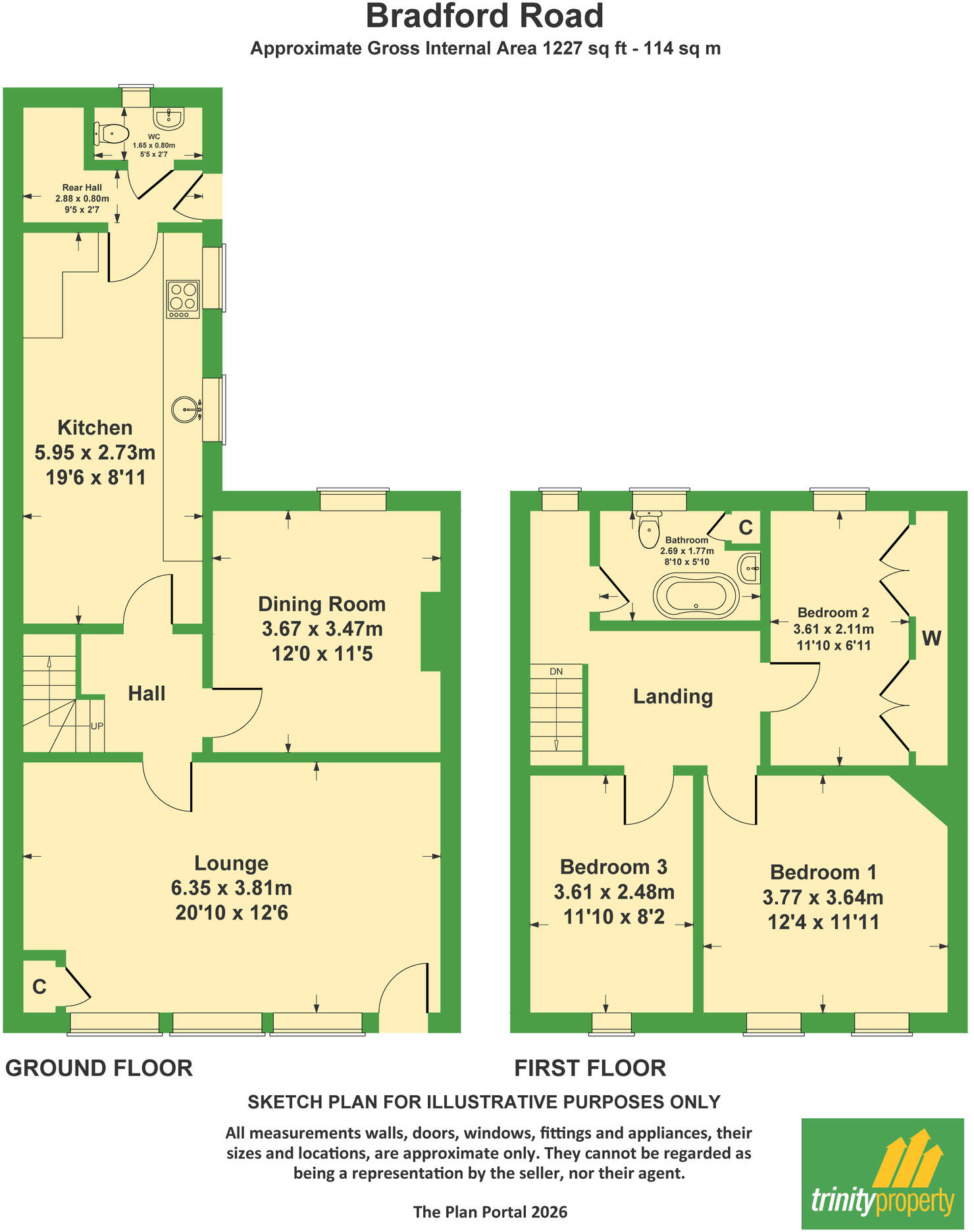 Bradford Road, Dudley, West Midlands floorplan