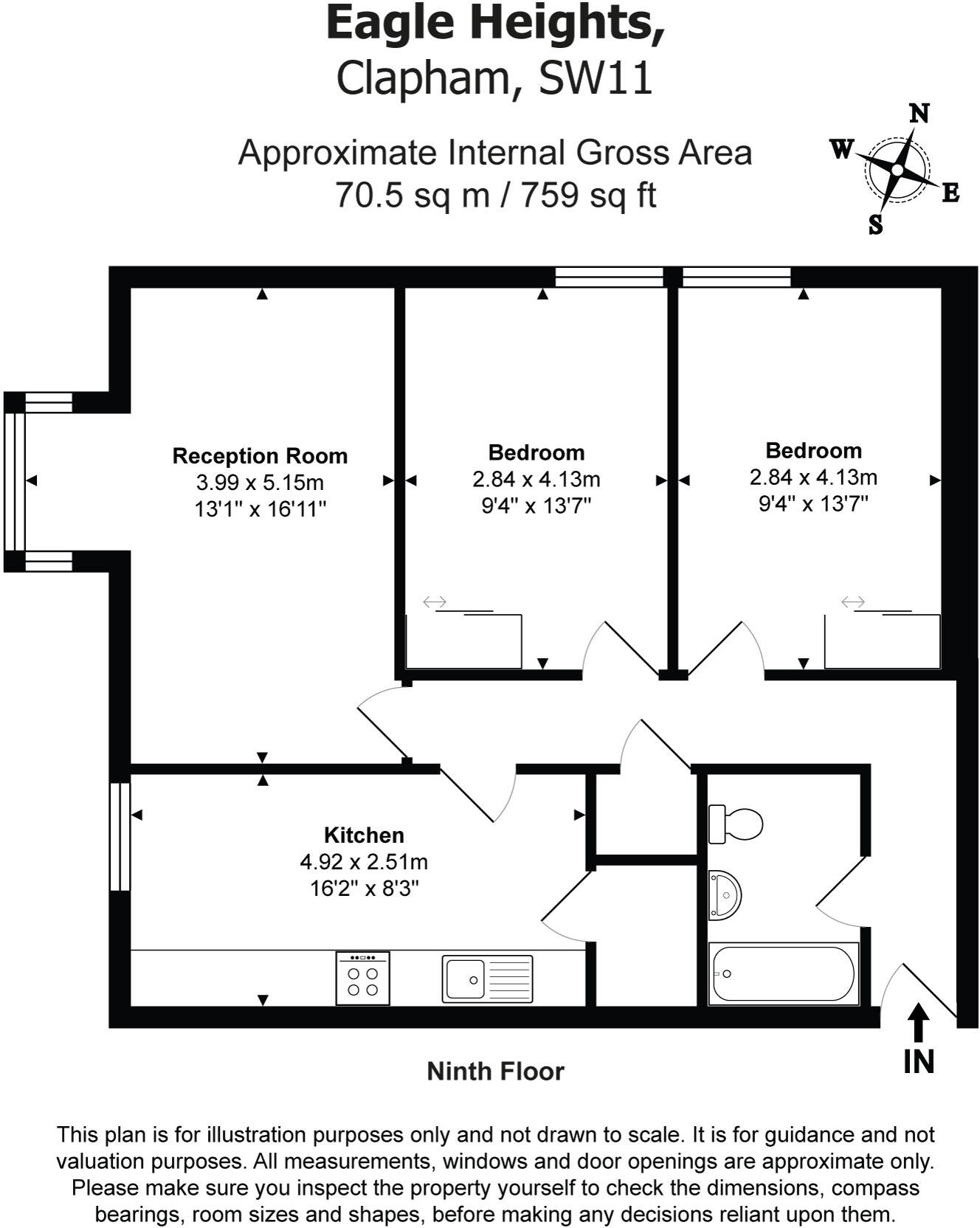 Eagle Heights, Bramlands Close floorplan