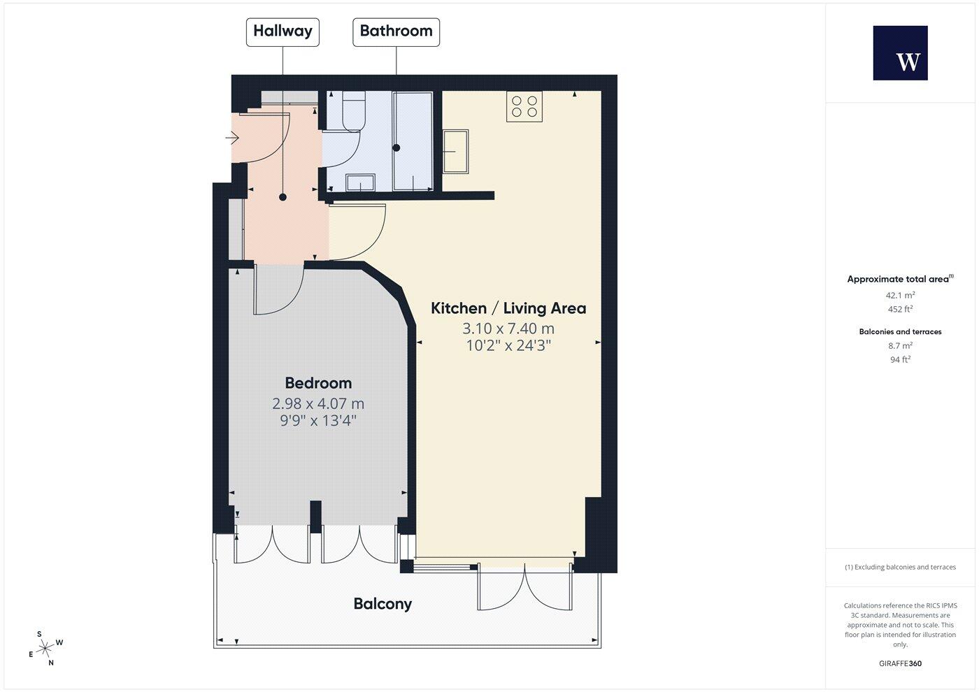 Barrhill Road, London, SW2 floorplan