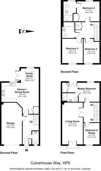Culverhouse Way, Chesham, Buckinghamshire, HP5 floorplan