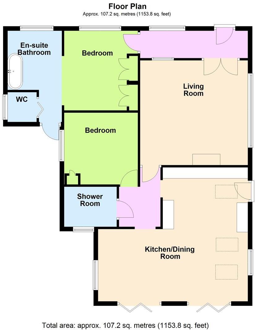 Upper West Drive, Ferring, Worthing floorplan