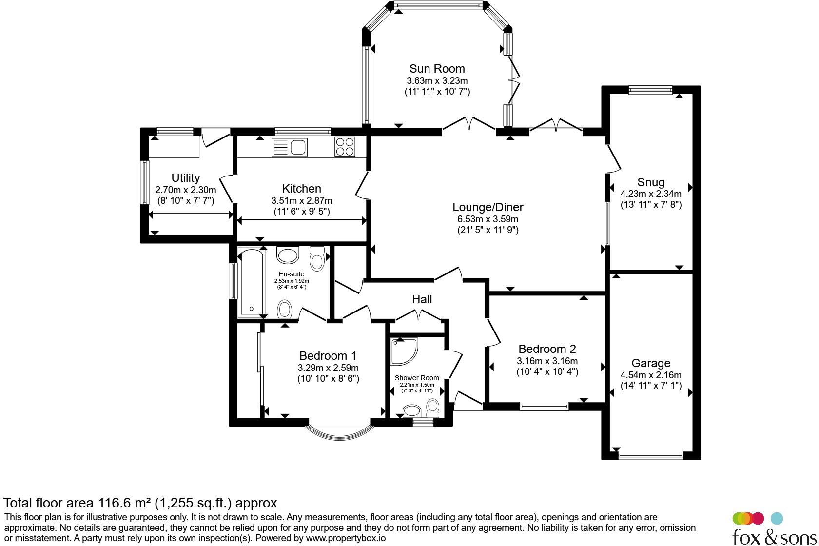 Compton Close, Yeovil floorplan