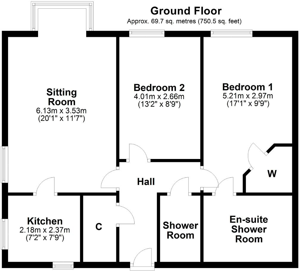 Church Road, Bembridge, Isle of Wight, PO35 5AA floorplan