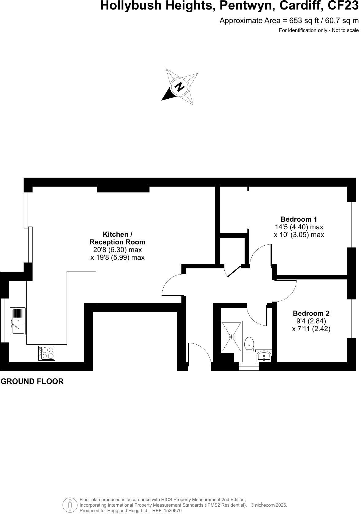 Hollybush Heights, Cardiff, CF23 7HF floorplan