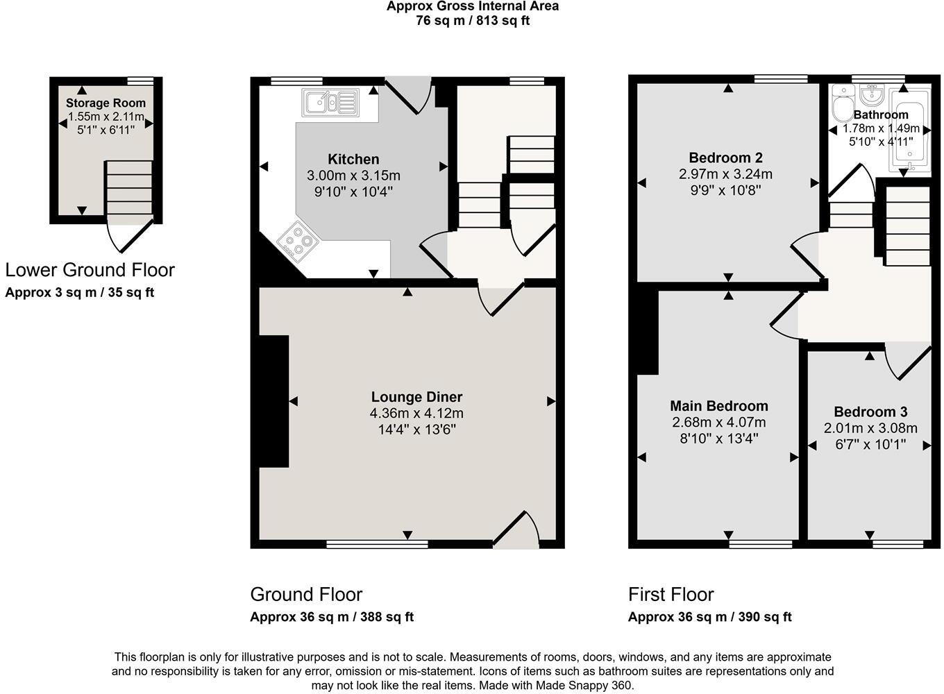 Tillotson Street, Silsden floorplan