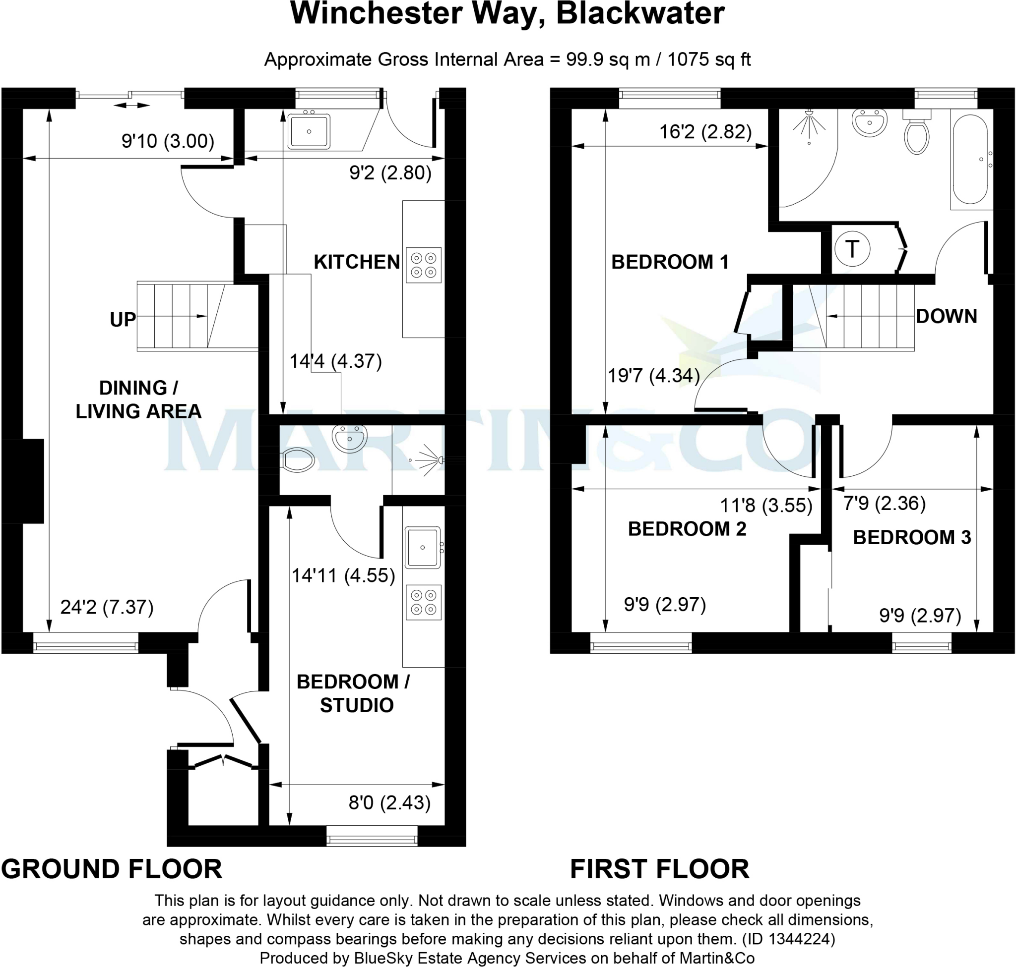 Winchester Way, Blackwater floorplan