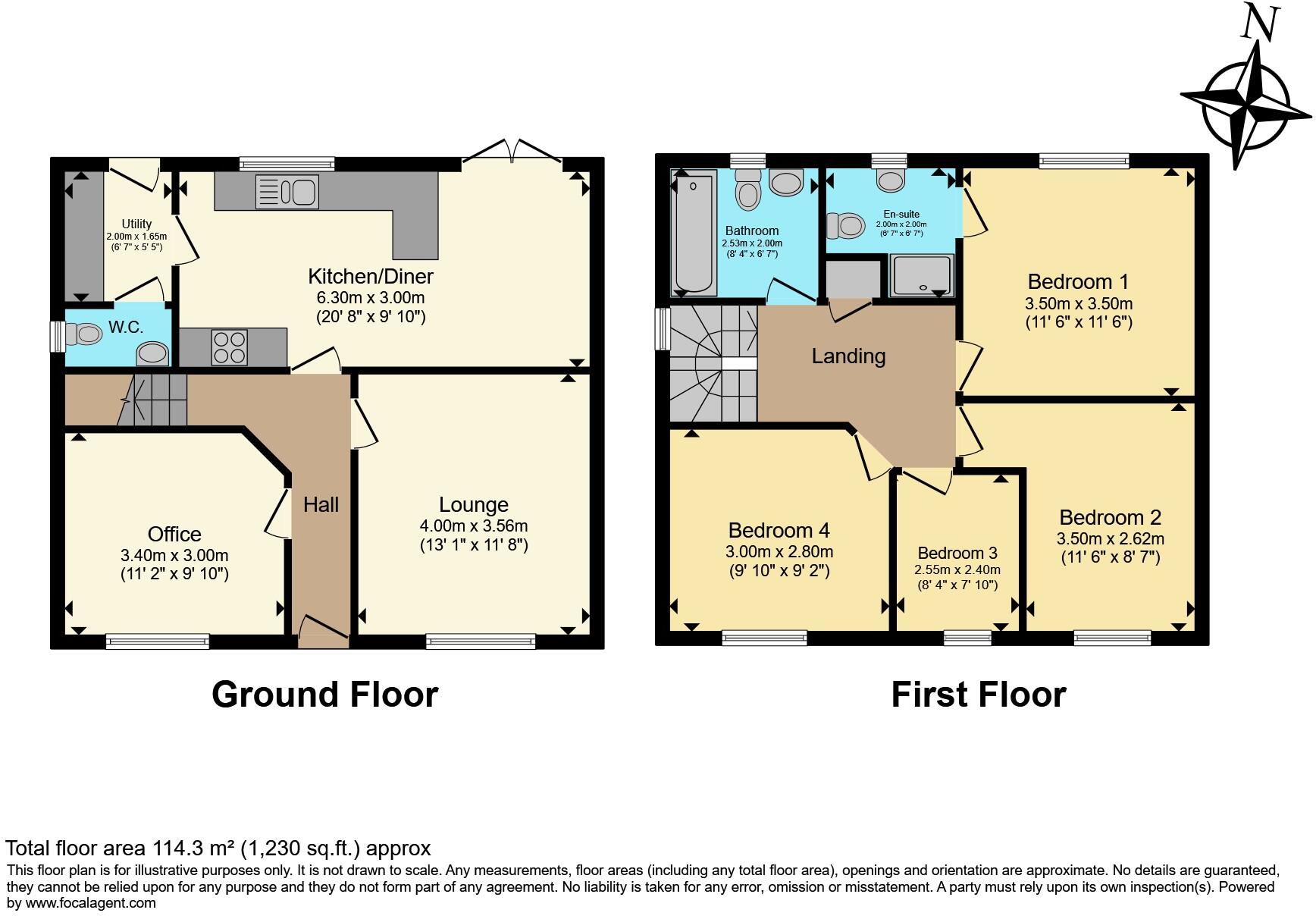 Hayes Walk, Wath Upon Dearne, Rotherham, S63 floorplan