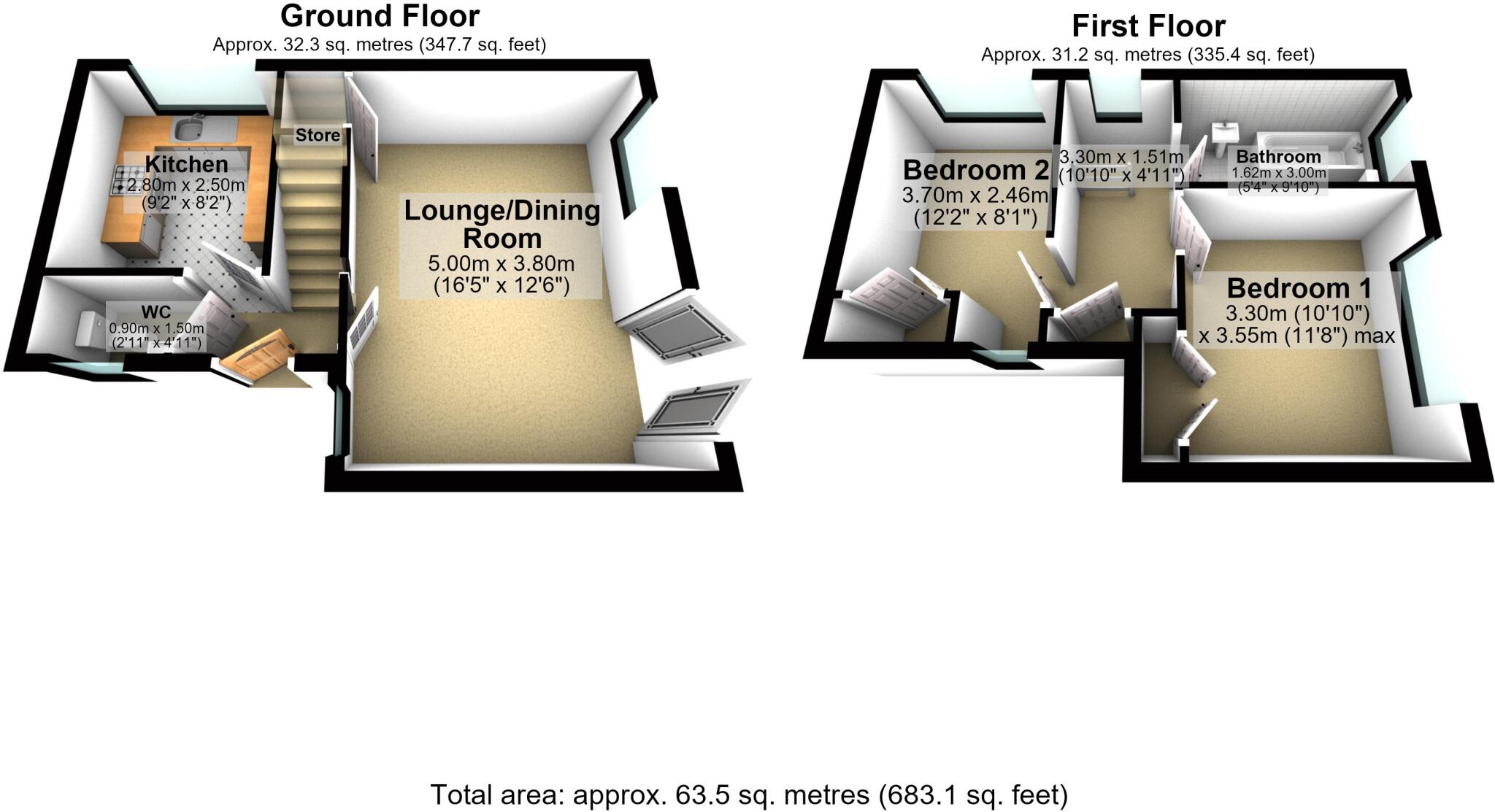 Northumberland Way, Manchester floorplan