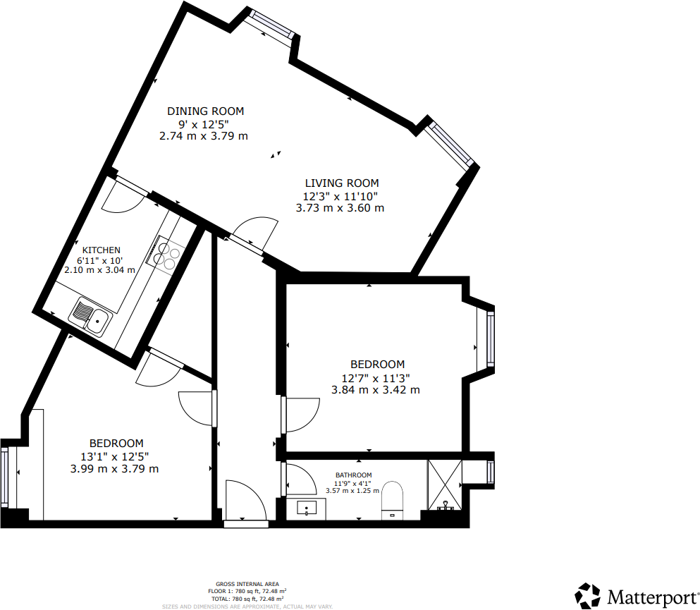 Cartside Drive, Flat G/R, Busby, Glasgow, G76 floorplan