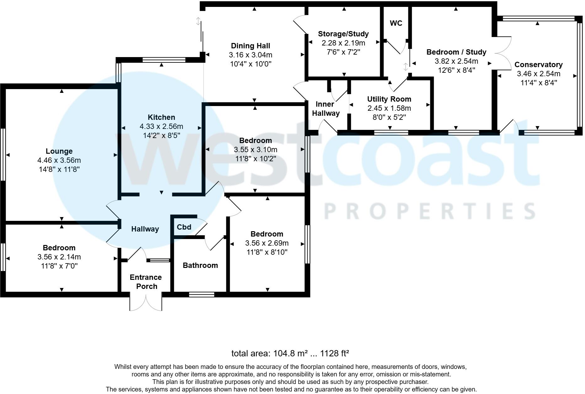 Pinewood Way, Brean, Burnham-on-Sea, Somerset, TA8 floorplan
