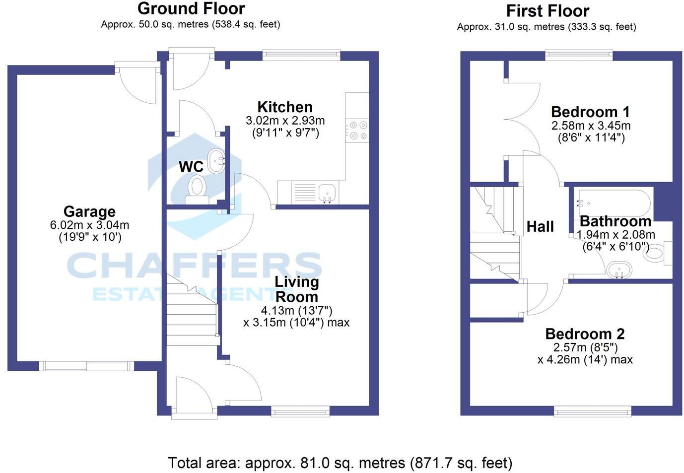 Honeymead Lane, Sturminster Newton floorplan