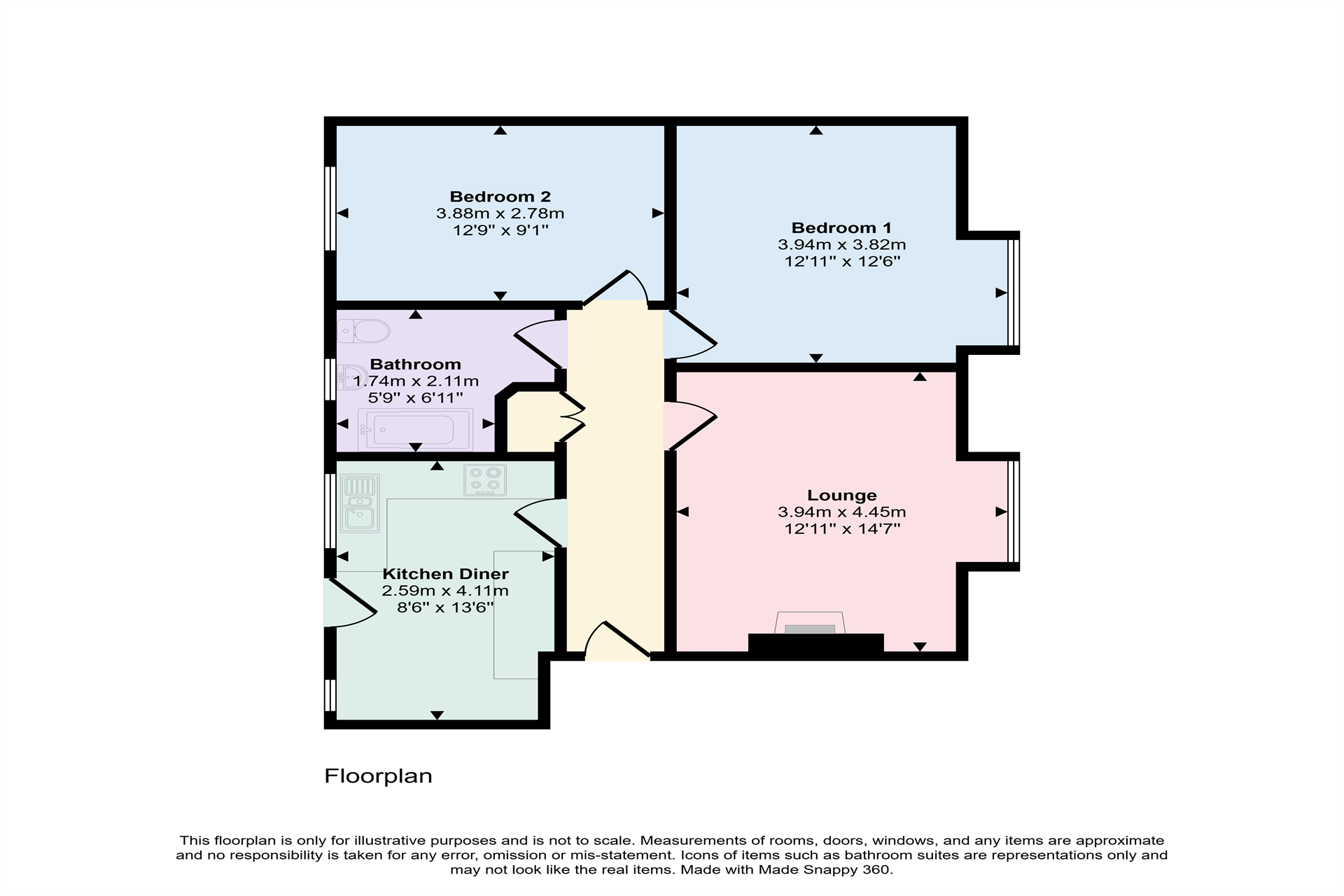 Boscombe East floorplan