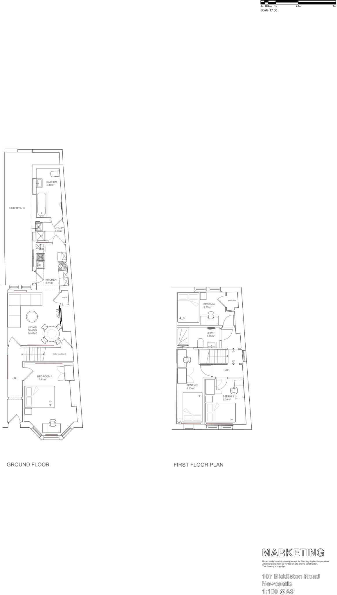 107 Biddlestone Road NE6 5SN floorplan